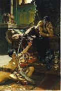 Julius Kronberg David and Saul oil painting picture wholesale